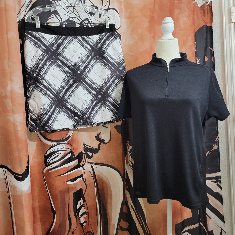 Skort and Sports Top